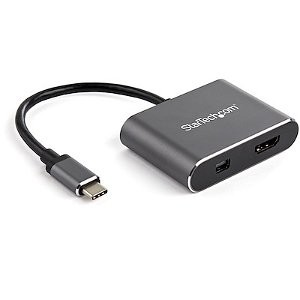 Startech USB-C to HDMI 2.0 or Mini DiplayPort 1.2 Monitor Adapter