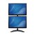 StarTech Heavy Duty Steel Vertical Dual Monitor Desk Stand for 13-27 Inch Monitors - Up to 10kg per Display