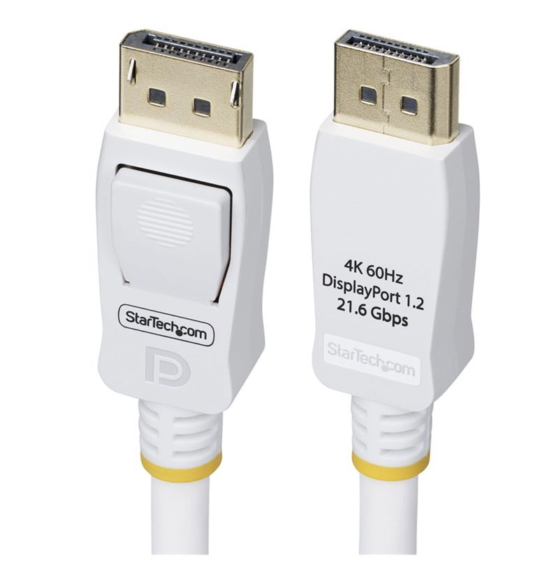 StarTech 3m VESA Certified DisplayPort 1.2 Cable - White