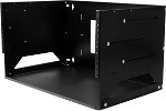 StarTech 4RU Adjustable Depth Solid Steel Wall Mount Server Cabinet with Built-in Shelf