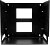 StarTech 8RU Adjustable Depth Solid Steel Wall Mount Server Cabinet with Built-in Shelf