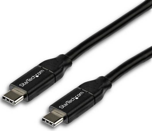 StarTech 1m USB 2.0 USB-C Male to Male Cable with Power Delivery - Black