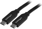 StarTech 4m USB-C Male to Male USB 2.0 Cable with Power Delivery - Black