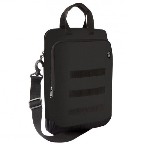 STM Ace Vertical Super Cargo 11-12 Inch Laptop Shoulder Bag - Black
