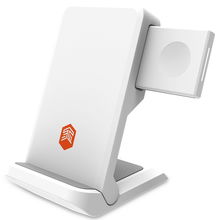 view STM ChargeTree Go Portable Wireless Charging Station - White