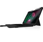 STM Dux Rugged Bluetooth Keyboard Case with Pencil Storage and Trackpad for iPad 10th Gen - Black