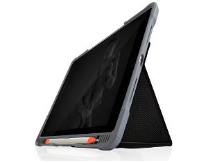 STM Dux Plus Duo Folio Case with Apple Pencil Storage for iPad Air 2019 & iPad Pro 10.5 Inch - Black