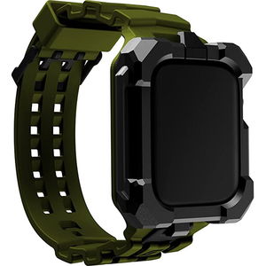 STM Element Case Special Ops Band for 45mm Apple Watch Series 7/8 - Black/Olive