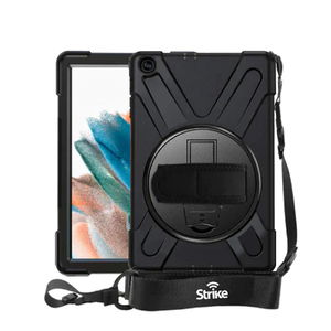 Strike Rugged Case with Hand Strap and Lanyard for 10.5 Inch Samsung Galaxy Tab A8