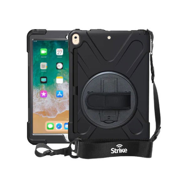 Strike Rugged Case with Hand Strap and Lanyard for 10.5 Inch Apple iPad Pro