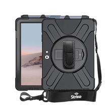 view Strike Rugged Case with Hand Strap and Lanyard for Microsoft Surface Go 1/2/3/4