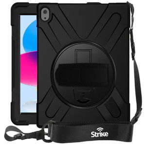 Strike Rugged Case with Hand Strap and Lanyard for 10.9 Inch Apple iPad (10th Gen)