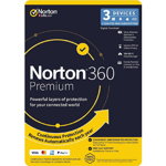 Norton 360 Premium 12 Month Subscription for 3 Devices - Retail Pack