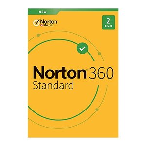 Norton 360 Standard 12 Month Subscription for 2 Devices - Retail Pack