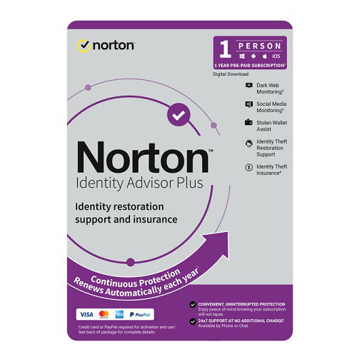 Norton Identity Advisor Plus - Retail Pack