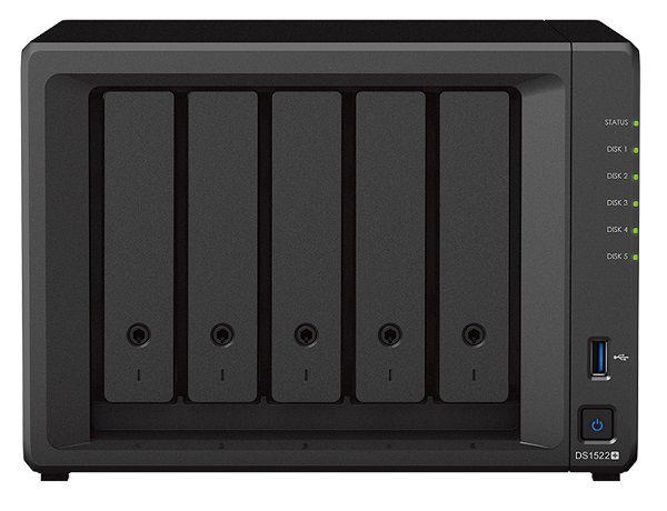 Synology DiskStation DS1522+ 5 Bay 8GB RAM Diskless NAS | Elive NZ