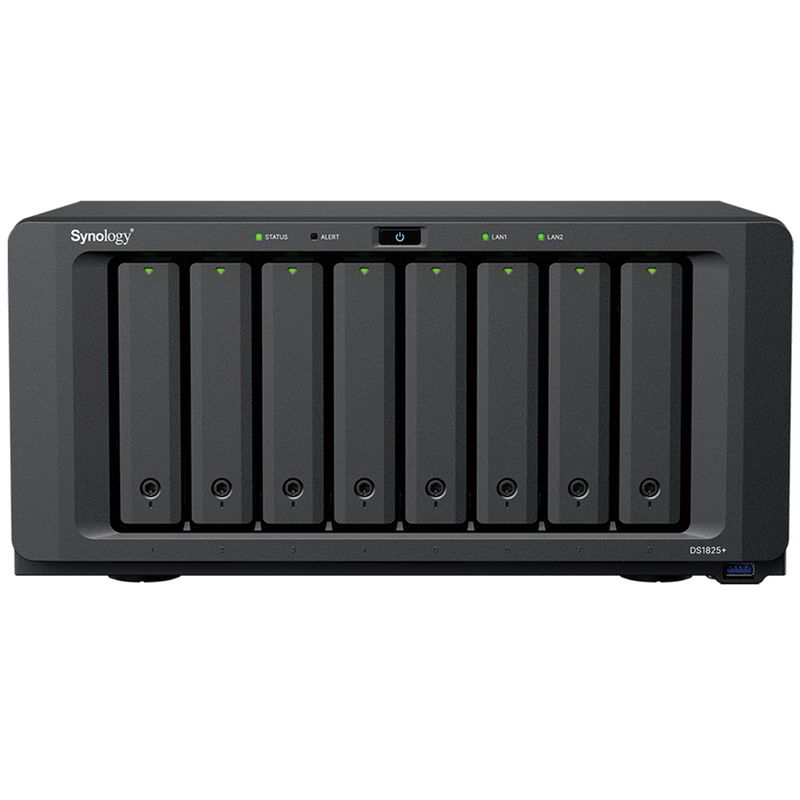 Synology DiskStation DS1825+ 8 Bay 8GB RAM Diskless Tower NAS