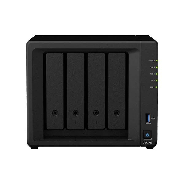 Synology DiskStation DS420+ 4 Bay 2GB RAM NAS with 4x 10TB Western Digital Red Drives + Installation!
