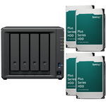 Synology DiskStation DS425+ 4 Bay 2GB RAM Tower NAS with 4 x 4TB Synology Plus Series Drives