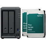 Synology DiskStation DS725+ 2 Bay 4GB RAM Tower NAS with 2 x 8TB Synology Plus Series Drives