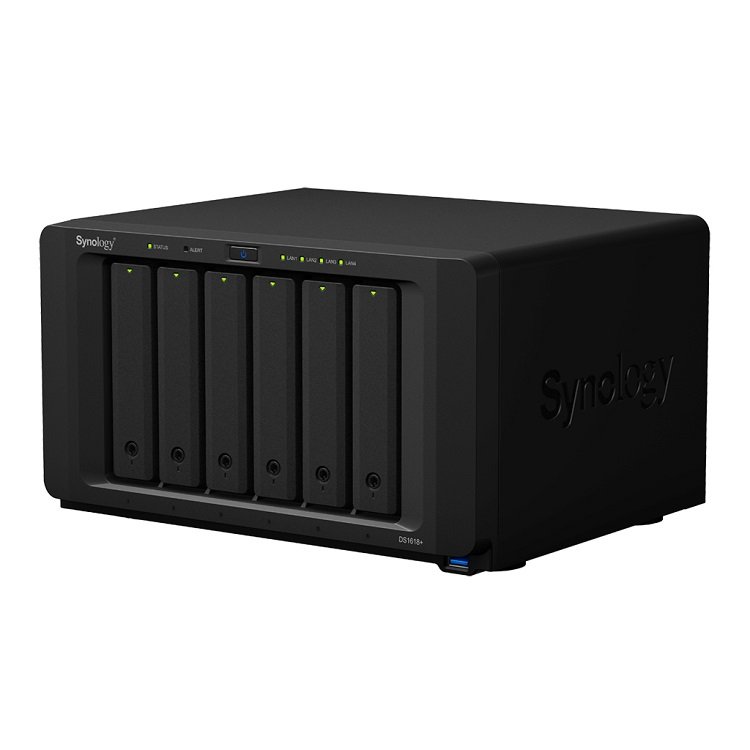 Synology DiskStation DS1618+ 6 Bay 4GB RAM NAS with 6x 8TB Western Digital Red Drives + Installation!