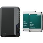 Synology DiskStation DS225+ 2 Bay 2GB RAM Tower NAS with 2x 4TB Synology Plus Series Drives