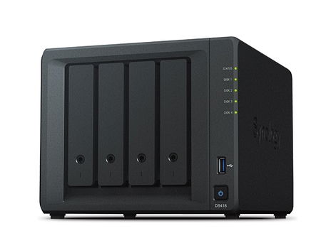 Synology DiskStation DS418 4 Bay 2GB RAM Diskless NAS