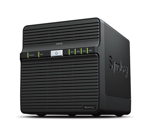 Synology DiskStation DS418J 4 Bay 1GB RAM Diskless NAS