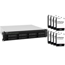 view Synology RackStation RS1221RP+ 8 Bay 4GB RAM Rackmount NAS with 8x 14TB Western Digital Enterprise Drives