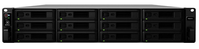 Synology RackStation RS2418+ 12 Bay 4GB RAM 2RU Rack Mountable NAS with 12x 8TB Western Digital Enterprise Drives + Installation!