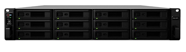 Synology RackStation RS2418RP+ 12 Bay 4GB RAM 2RU Rack Mountable NAS with Redundant Power Supply with 12x 8TB Western Digital Enterprise Drives + Installation!