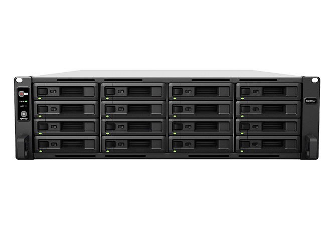 Synology RackStation RS4021xs+ 16 Bay 16GB DDR4 Diskless 3U Rackmount NAS with Redundant Power Supply