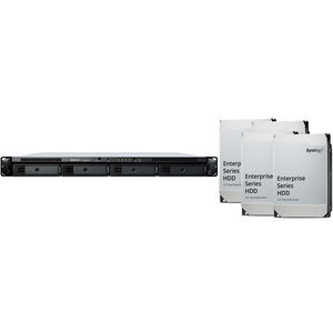 Synology RackStation RS822+ 4 Bay 2GB RAM Rackmount NAS with 4x 4TB Synology Enterprise Series Drives