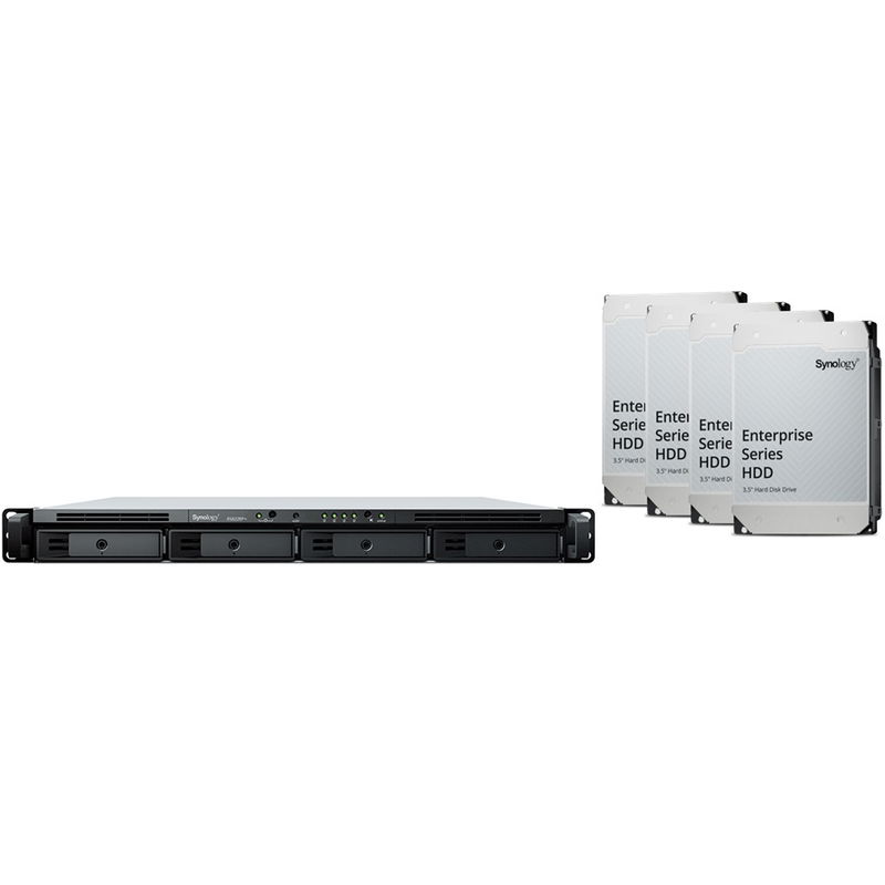 Synology RackStation RS822RP+ 4Bay 2GB RAM Rackmount NAS with 4x 16TB Synology Enterprise Drives