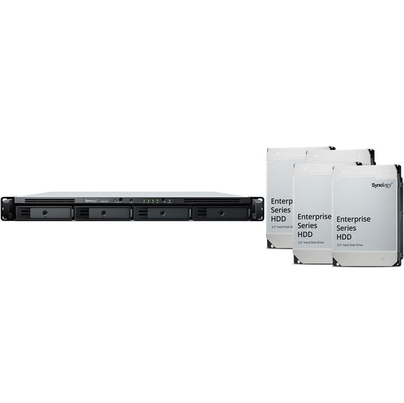 Synology RackStation RS822RP+ 4Bay 2GB RAM Rackmount NAS with 4x 20TB Synology Enterprise Series Drives