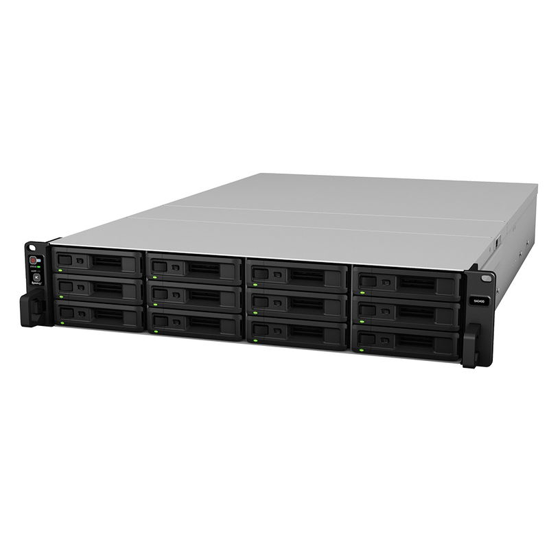 Synology SA Series SA3400 12 Bay Xeon 16GB RAM Diskless 2RU Rack Mount Scalable NAS