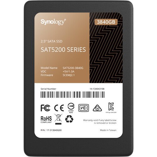 Synology SAT5200 3840GB 2.5" SATA Solid State Drive