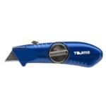 Tajima VR102 Retractable Utility Knife with 3 Spare Blades - Blue