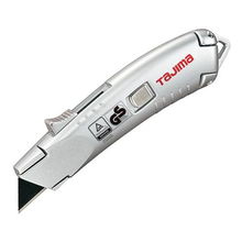 view Tajima VR103 Self-Retractable Safety Utility Knife with Blades - Silver
