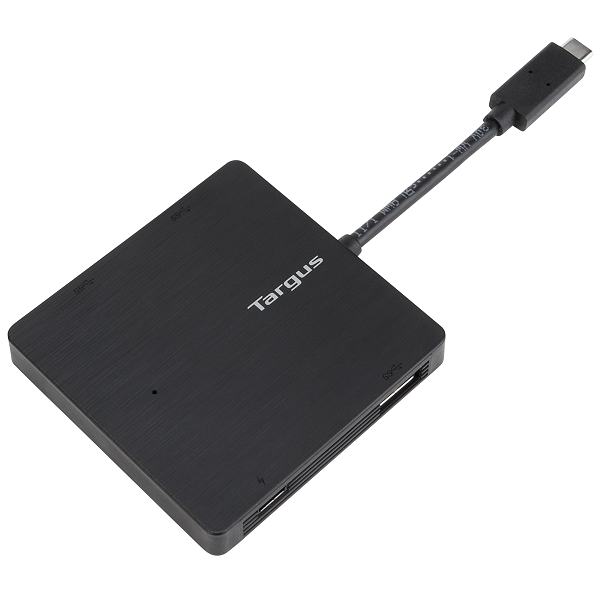 Targus 4-Port USB-C Combo Hub with Power Pass-Through