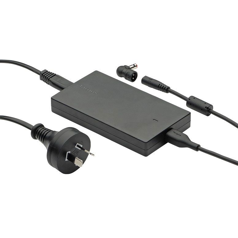Targus 90W Slim & Light Laptop Charger with USB Phone/Tablet Charging Port