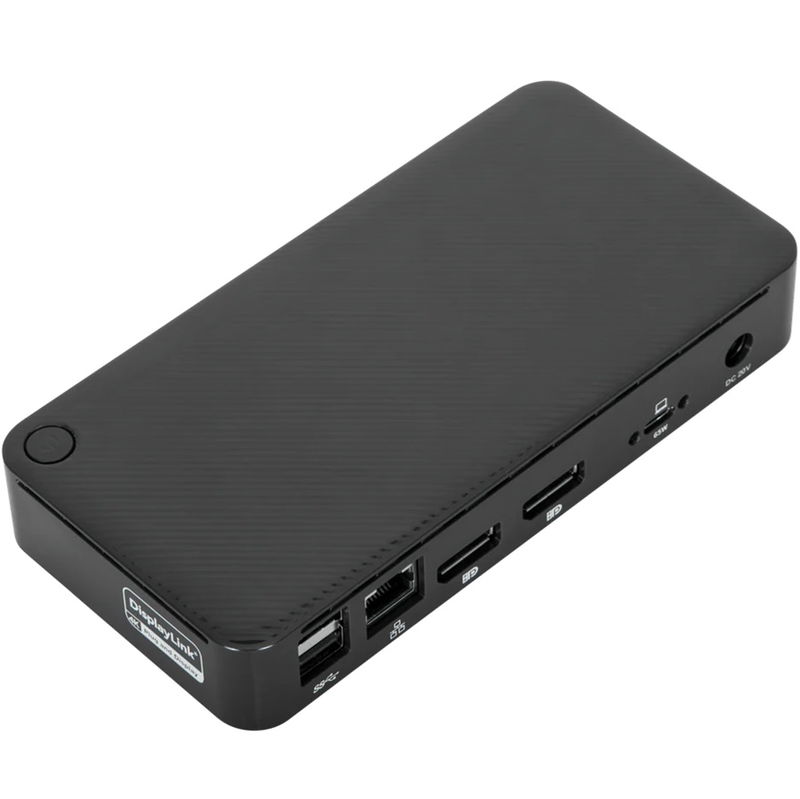 Targus Universal Dock315AUZ 65W USB-C Dual Video Laptop Docking Station - 2x DisplayPort, 1x USB-C, 3x USB-A, 1x Ethernet, 1x Audio Jack