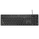 Targus Full-Size Antimicrobial USB Wired Keyboard - Black