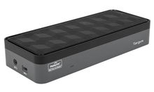 view Targus Universal USB-C Four 4K Monitor Docking Station with 100W Power Delivery - 4x DisplayPort/HDMI, 1x USB-C, 4x USB-A, 1x RJ-45