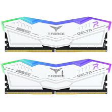 view Team Group T-Force Delta RGB 32GB (2 x 16GB) DDR5 6000MHz U-DIMM Gaming Memory with Heat Spreader
