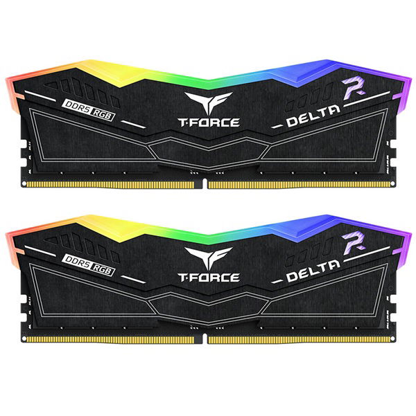 Team Group T-Force Delta RGB 32GB (2 x 16GB) DDR5 6000MHz Gaming Memory - Black