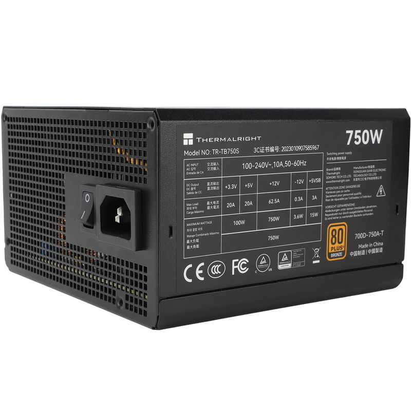 Thermalright TB 750W 80 Plus Bronze Non-Modular ATX 3.0 Power Supply