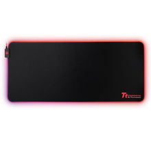 view Thermaltake Tt eSports Dasher RGB Extended Gaming Mouse Pad - Black