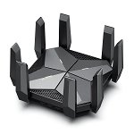 TP-Link Archer AXE300 AXE16000 Quad-Band 16-Stream Wi-Fi 6E Router with Two 10G Ports