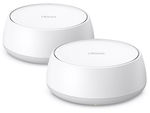 TP-Link Deco BE25 BE5000 Whole Home Mesh Wi-Fi 7 System - 2 Pack
